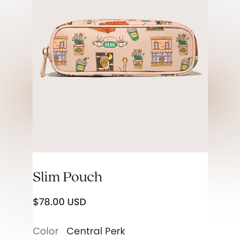 F.R.I.E.N.D.S. Stoney Clover Lane Themed slim pouch